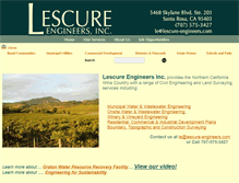 Tablet Screenshot of lescure-engineers.com
